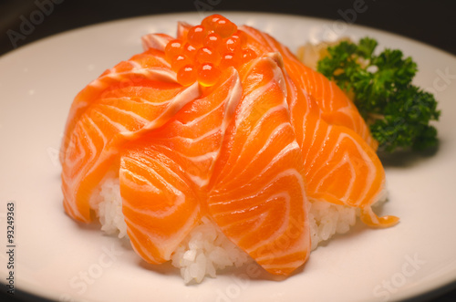 Salmon Don, Japanese cuisine