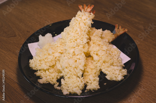 Tempura Shrimps (Deep Fried Shrimps), Japanese cuisine