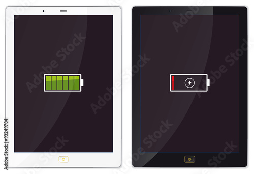 Modern Tablet Charging Screen - Illustration
Vector Illustration eps 10, layered.