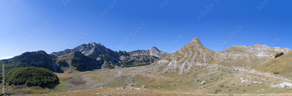 Panorama from Durmitor mountain