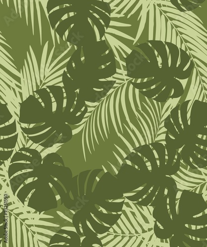 Wallpaper Mural palms pattern Torontodigital.ca