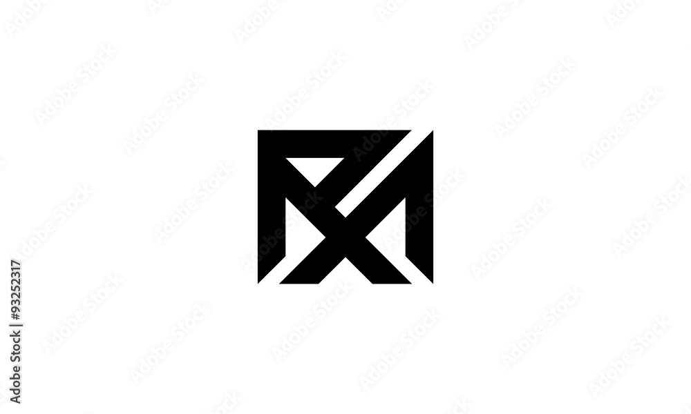 initial letter R and M logo design template initial letter R and M logo design template