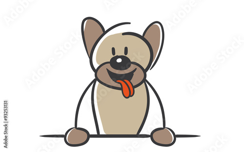 Stick Figure Series Dog