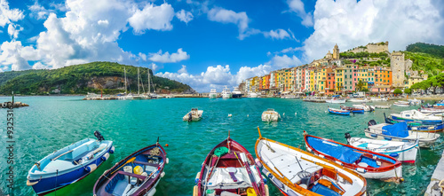 Obraz na płótnie Fisherman town of Portovenere, Liguria, Italy w salonie