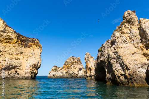 Beautiful cliffs in the ocean