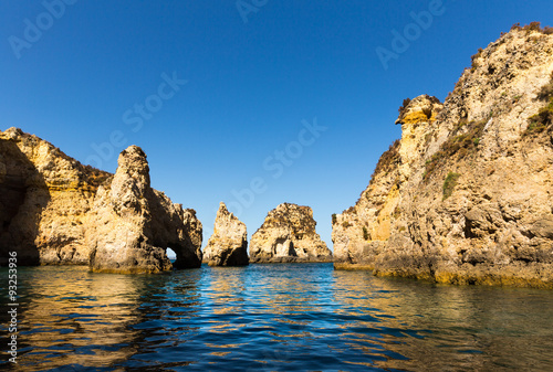 Beautiful cliffs in the ocean