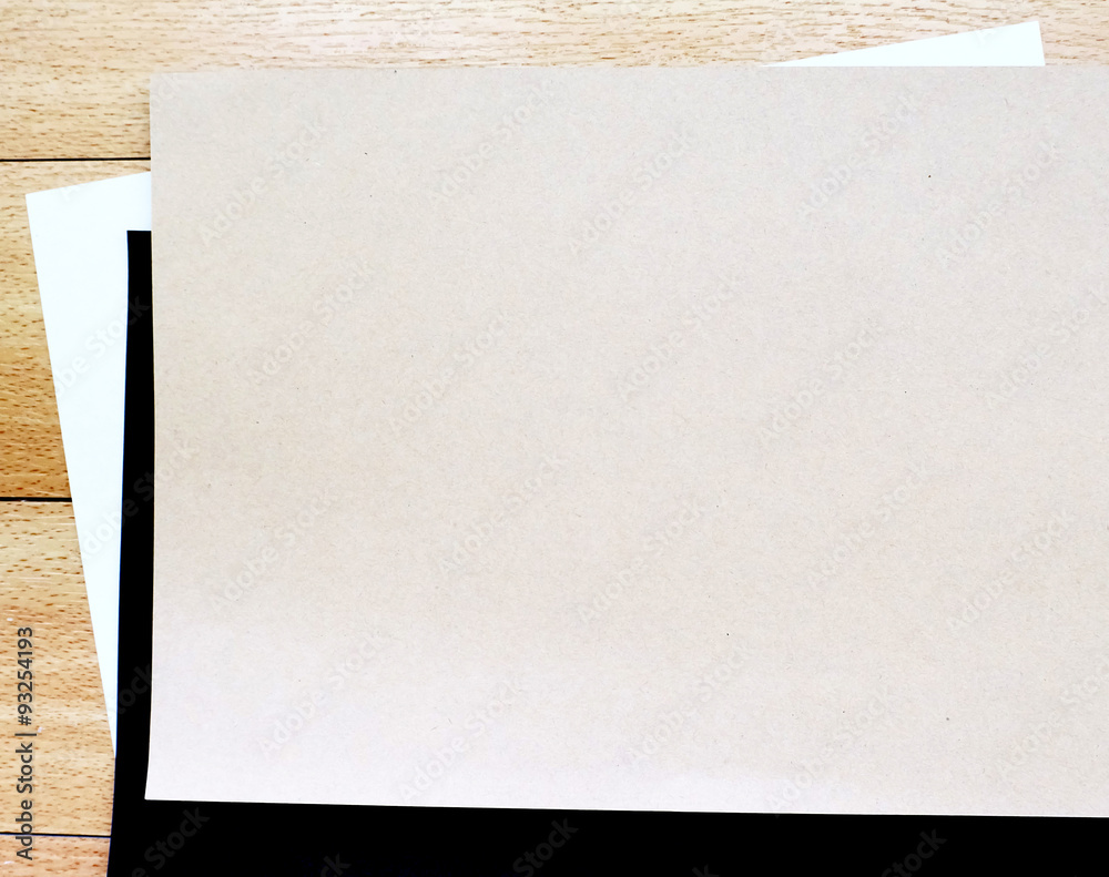 Obraz premium brown, black and white paper