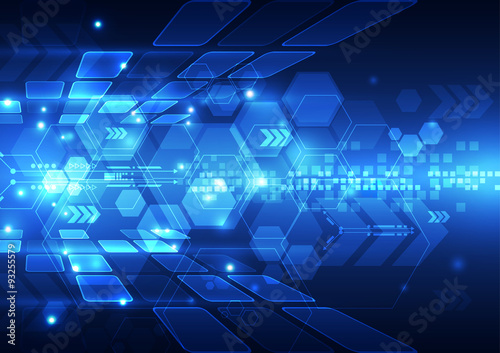 abstract vector engineering technology background illustration