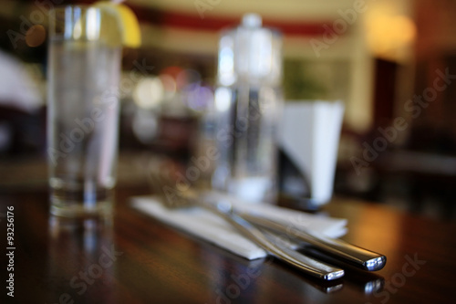 blurred background in the Italian cafes © kichigin19