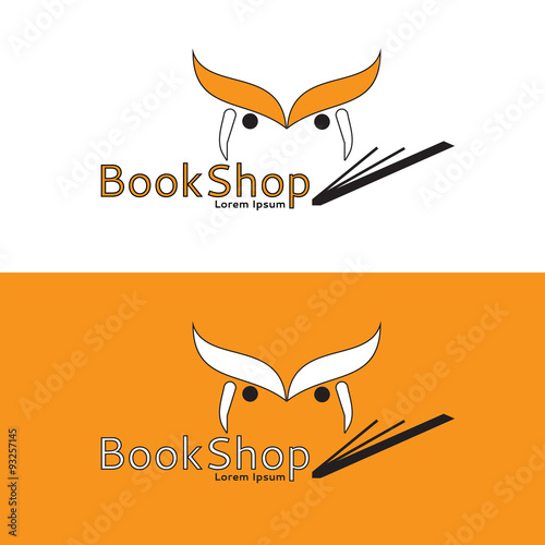Logo for bookstore