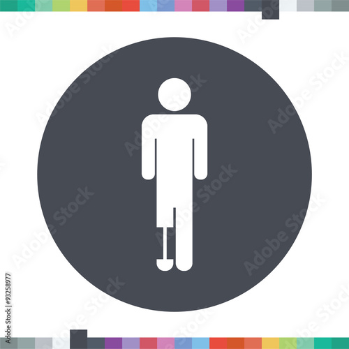 Amputee icon.