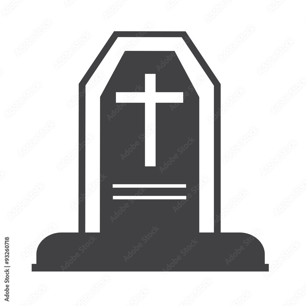 halloween grave icon