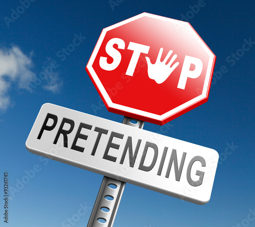 Photos stop pretending