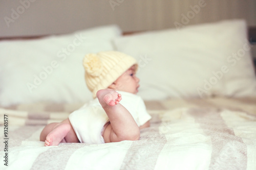 Quadro su tela Lovable baby