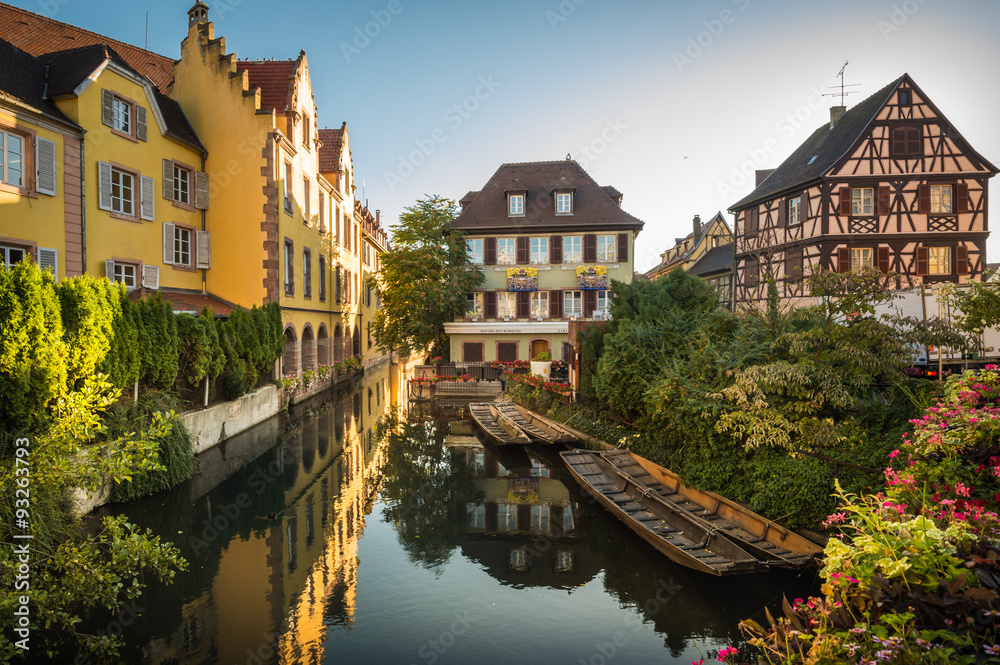 Colmar, Petite Venise, Alsace, France.