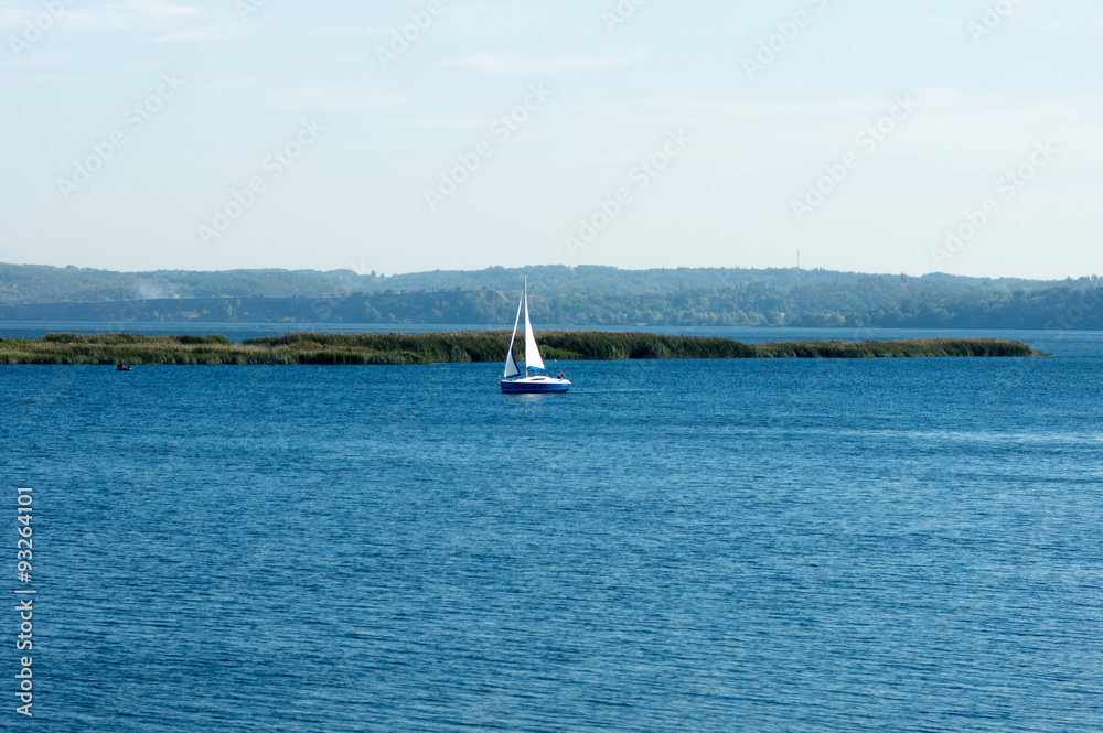 Obraz premium city beach, sand, loneliness