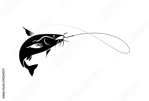 vector fishing catfish