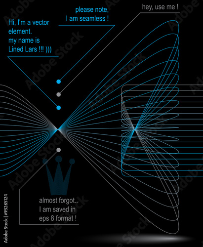 3d futuristic flowing lines...