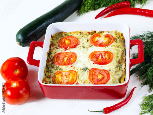 vegetable baked pudding