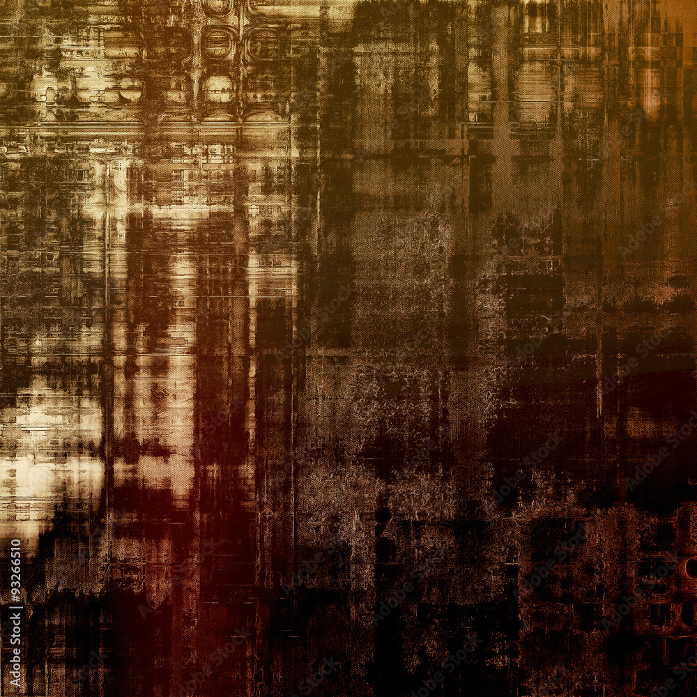 Aged grunge texture. With different color patterns: yellow (beige); brown; gray; black Aged grunge texture. With different color patterns: yellow (beige); brown; gray; black