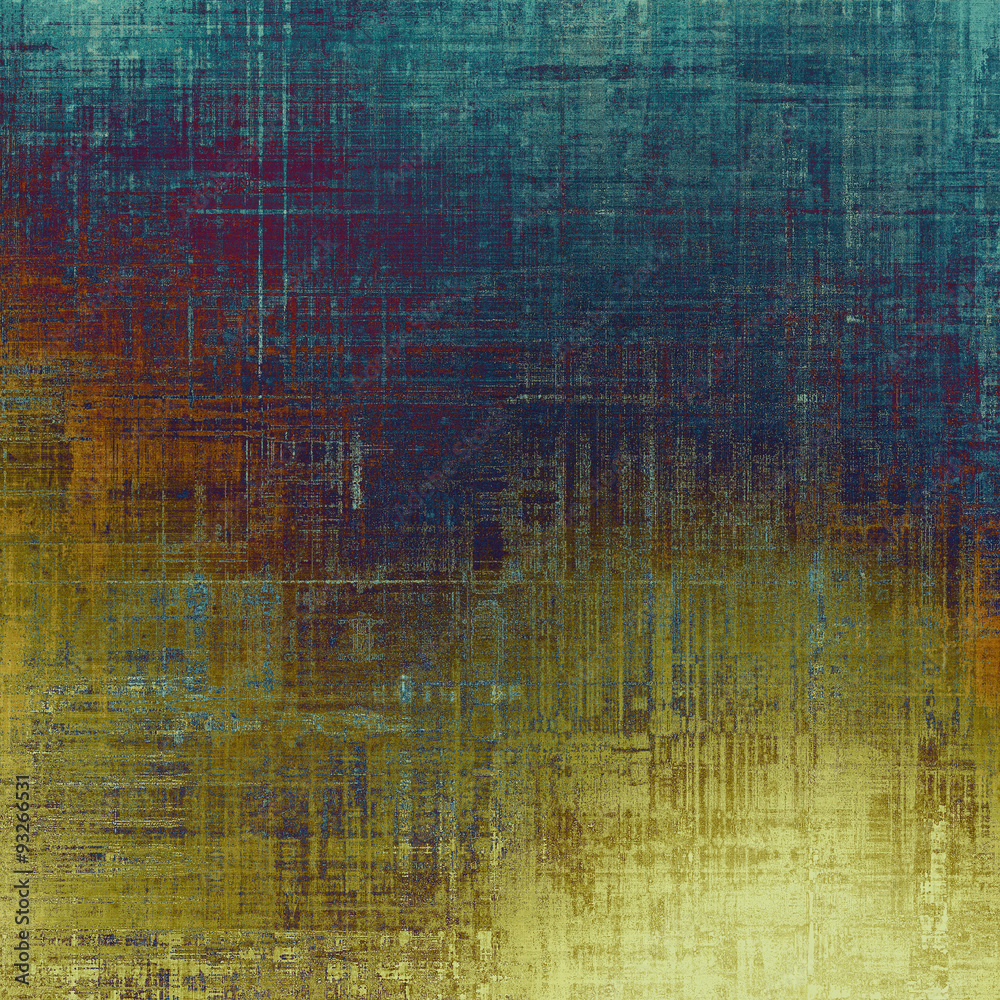 Old background with delicate abstract texture. With different color patterns: yellow (beige); brown; blue; purple (violet)