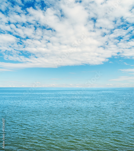 cloudy sky over sea