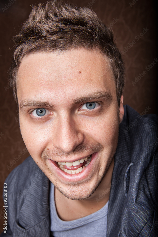 Obraz premium cheerful man