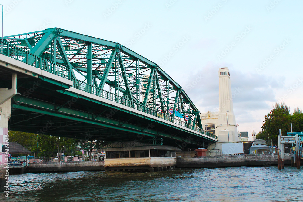 Bridge across the Chao Phraya River in Bangkok Bridge across the Chao Phraya River in Bangkok