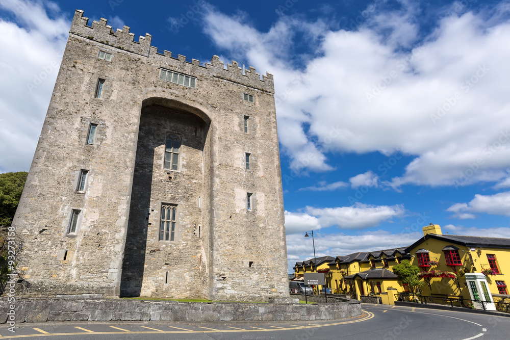 Bunratty castle in Co. Clare, Ireland.