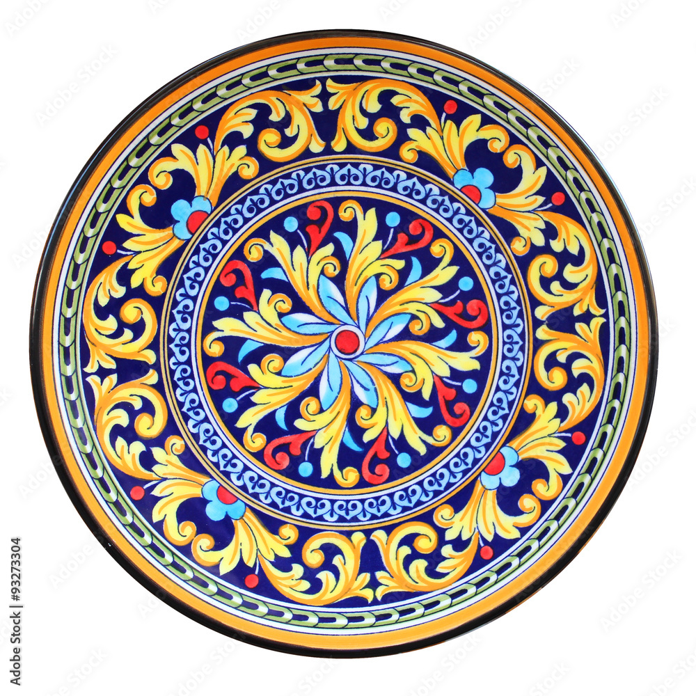 Obraz premium Andalousie / Assiette en céramique
