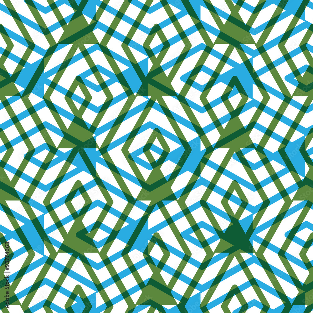 Geometric messy lined seamless pattern, transparent vector