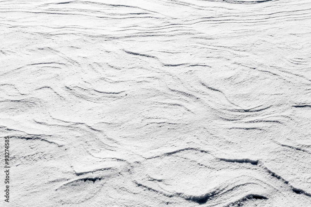 detail of snow