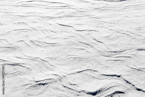detail of snow