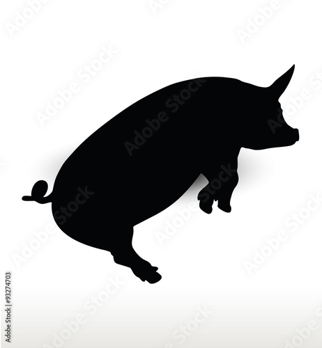 pig silhouette
