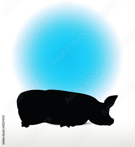 pig silhouette