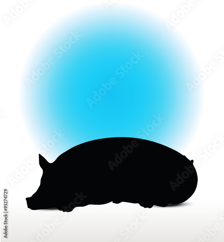 pig silhouette