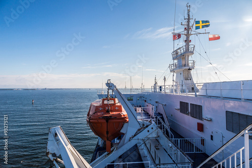 ferry Stena Spirit, ship standing in the terminal Kwiatkowski in photo