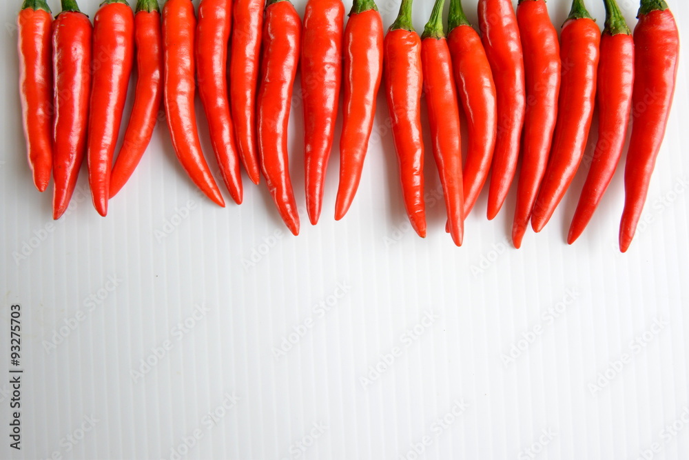 Red Chilli with blank space