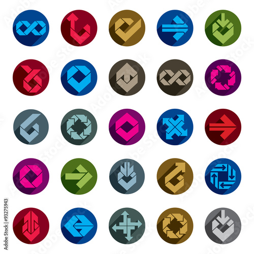 Abstract creative icons vec...