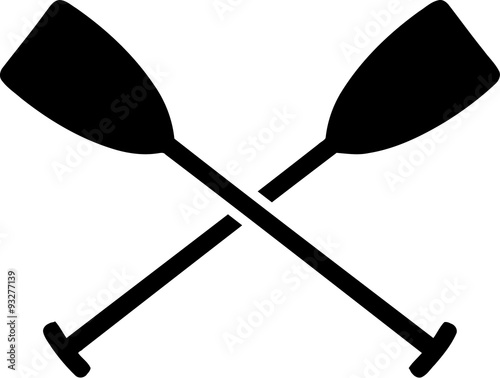 Paddles crossed