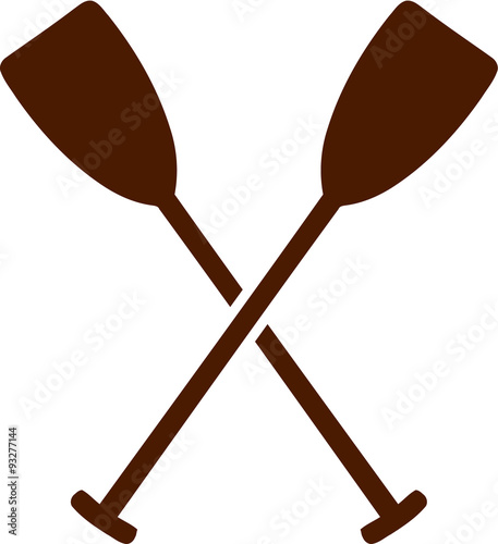 Crossed paddles