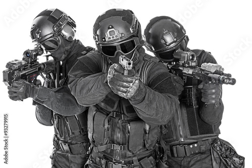 Konstfotografi SWAT officers