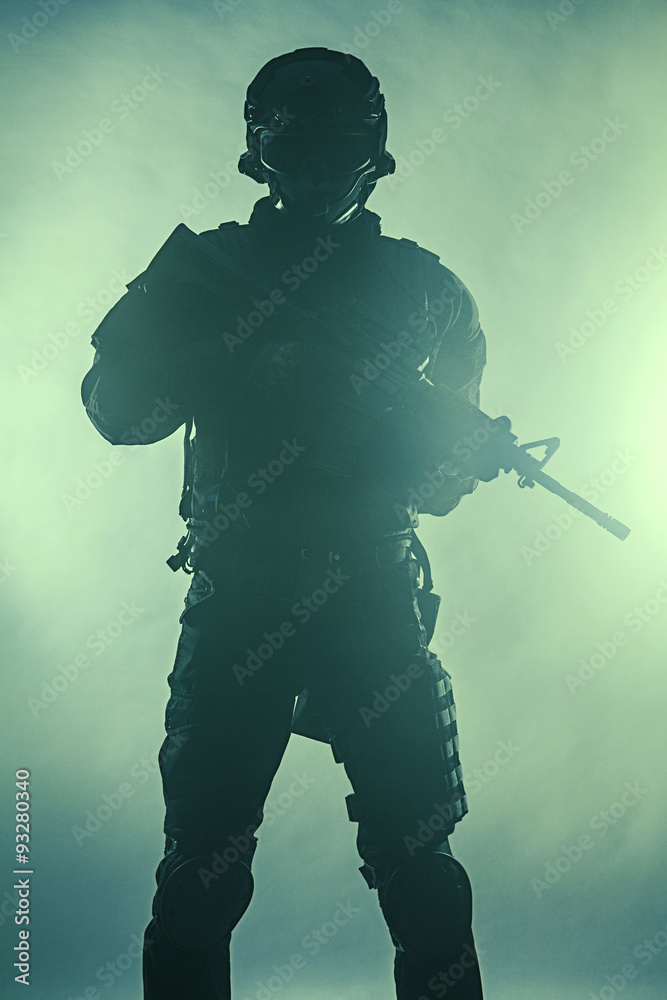 Fototapeta premium Police officer SWAT