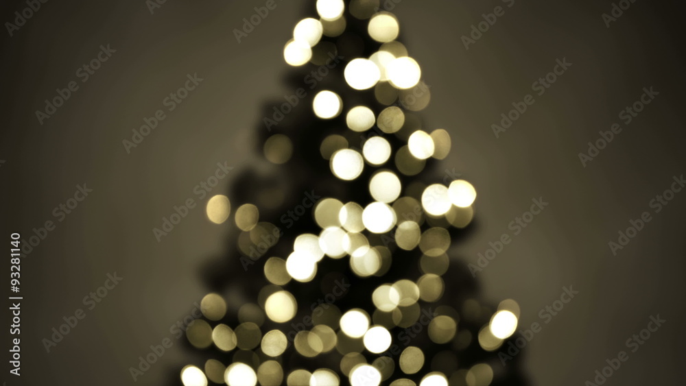defocused christmas tree lights seamless loop 4k (4096x2304)

