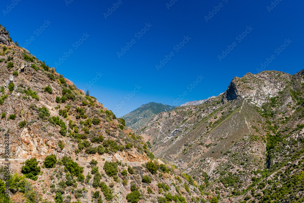 Highway 180, Kings Canyon National Park, California, USA