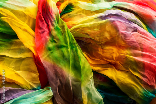 Colorful Scarf Background