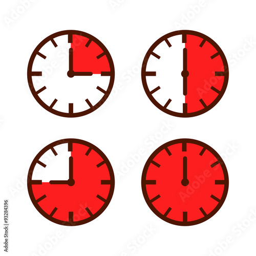 Watch Time Laps Simple Icon