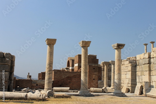 The castle and the tomb of Saint John in Selcuk Ephesus, Turkey