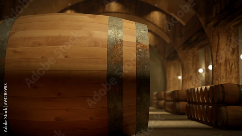 Camera Paning on a Winery Warehouse