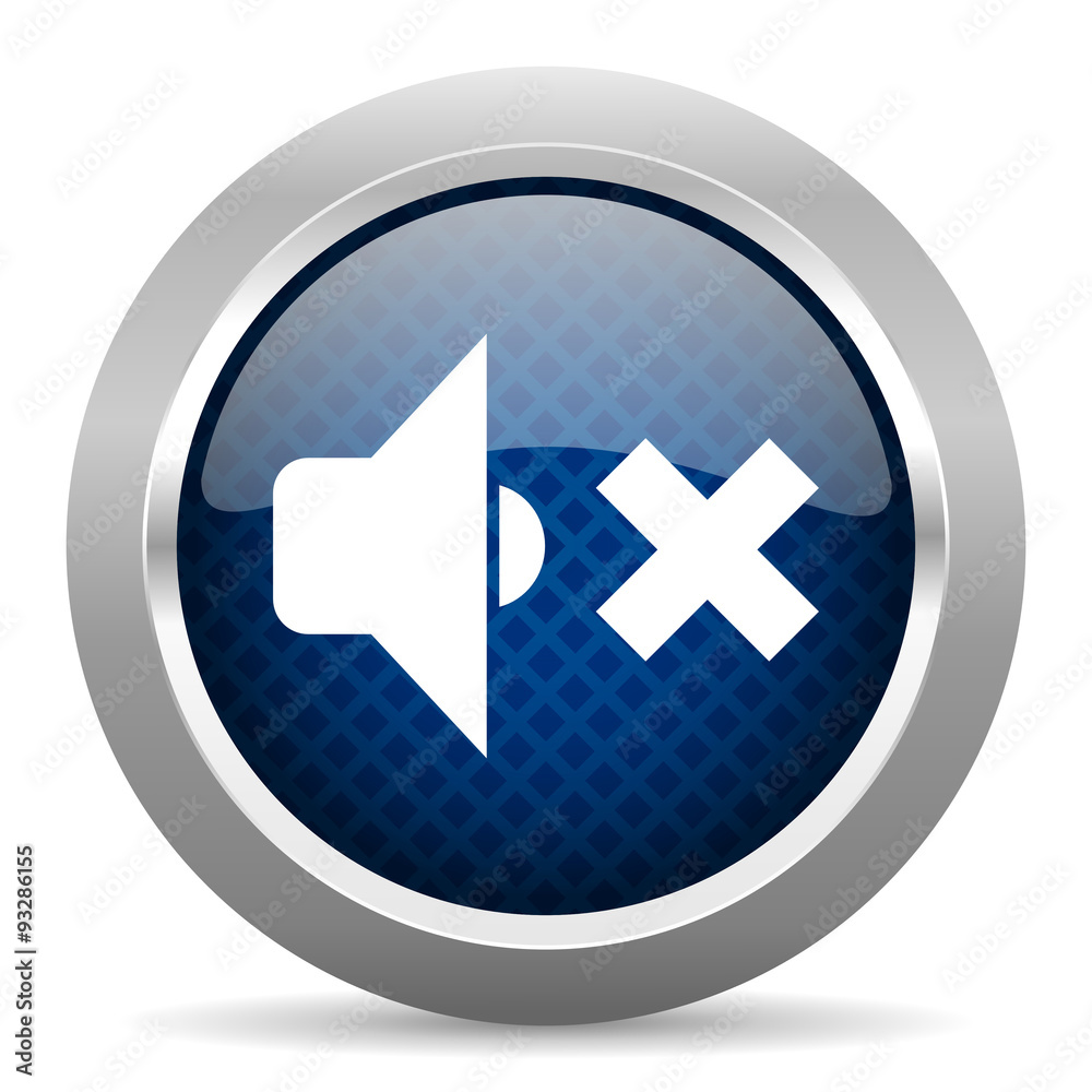 speaker volume blue circle glossy web icon on white background, round button for internet and mobile app speaker volume blue circle glossy web icon on white background, round button for internet and mobile app